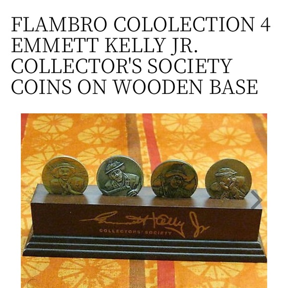 New In Box EMMET KELLY JR. COIN COLLECTION - Picture 3 of 12